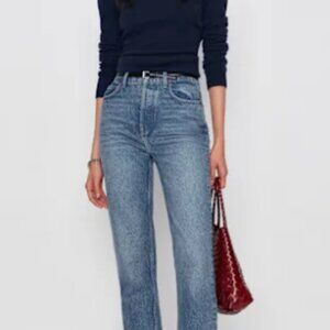 Reformation Cynthia High Rise Straight Jeans
